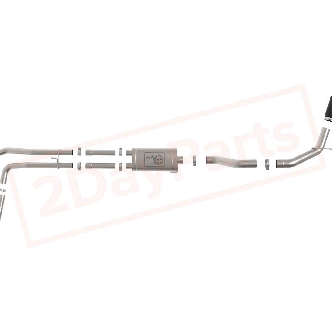 Image 3 aFe Power Gas Cat-Back Exhaust System for Nissan Titan XD Platinum Reserve 2016 - 2019 part in Exhaust Systems category