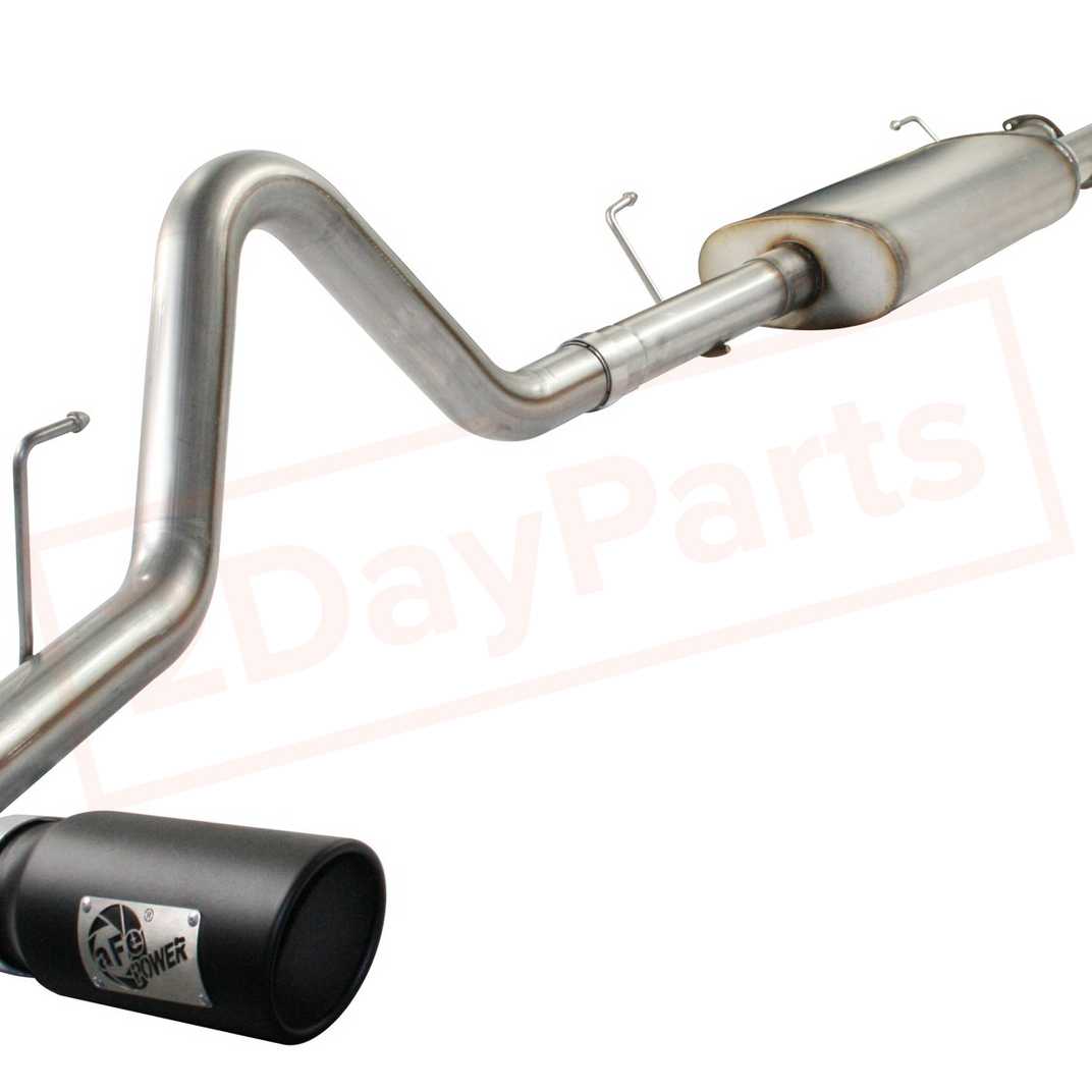 Image aFe Power Gas Cat-Back Exhaust System for Toyota Tundra 2010 - 2021 49-46008-B part in Exhaust Systems category
