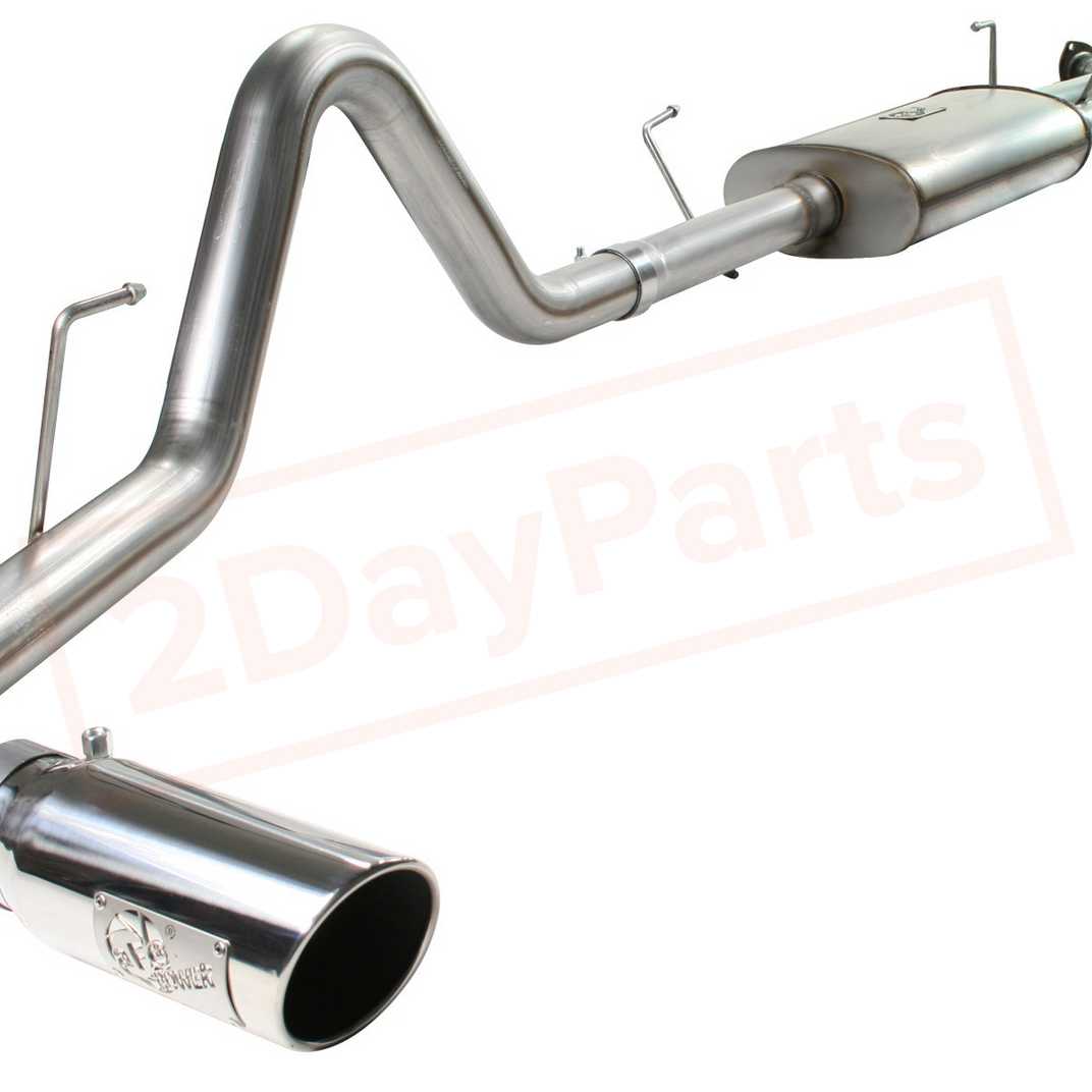 Image aFe Power Gas Cat-Back Exhaust System for Toyota Tundra DCSB/Crewmax 2007 - 2009 part in Exhaust Systems category