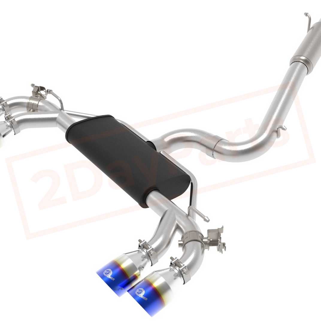 Image aFe Power Gas Cat-Back Exhaust System for Volkswagen Golf R 2015 - 2019 part in Exhaust Systems category