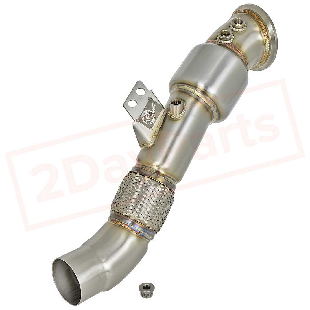 Image aFe Power Gas Down Pipe for BMW 740i (G12) B58 Engine 2016 - 2019 part in Exhaust Pipes & Tips category