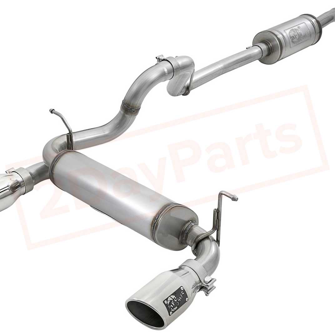 Image aFe Power Gas MACH Force XP Cat-Back Exhaust System for Jeep Wrangler JL 2018 - 2021 part in Exhaust Systems category