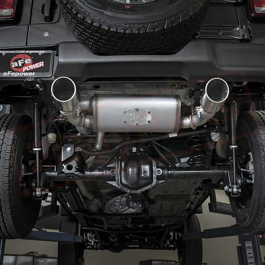 Image 3 aFe Power Gas MACH Force XP Cat-Back Exhaust System for Jeep Wrangler JL 2018 - 2021 part in Exhaust Systems category