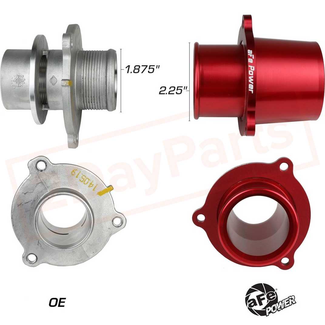 Image 3 aFe Power Gas Turbo Muffler Delete for Audi A3 Quattro 2015 - 2020 part in Mufflers category