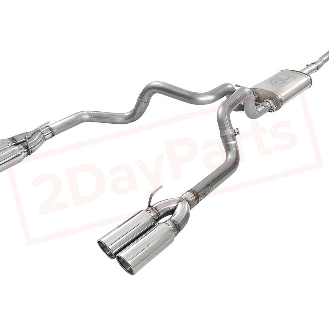 Image aFe Power Gas Vulcan Cat-Back Exhaust System for Chevrolet Silverado 1500 2019 - 2021 part in Exhaust Systems category
