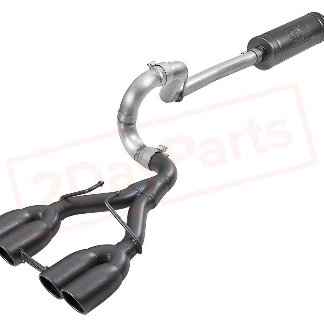 Image aFe Power Hybrid Cat-Back Exhaust System for Jeep Wrangler JL 2020 - 2021 part in Exhaust Systems category