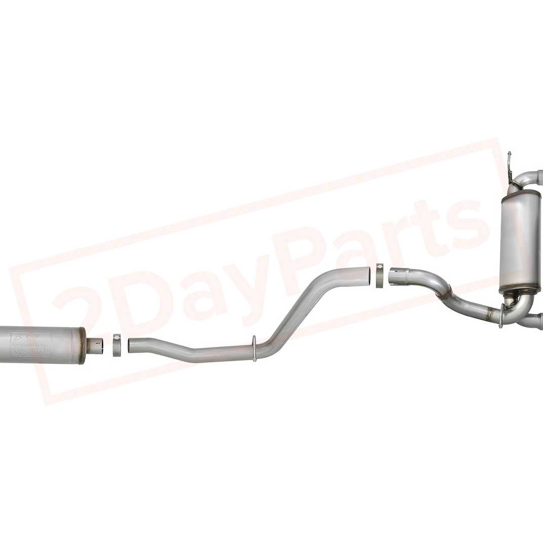 Image 2 aFe Power Hybrid MACH Force XP Cat-Back Exhaust System for Jeep Wrangler JL 2020 - 2021 part in Exhaust Systems category
