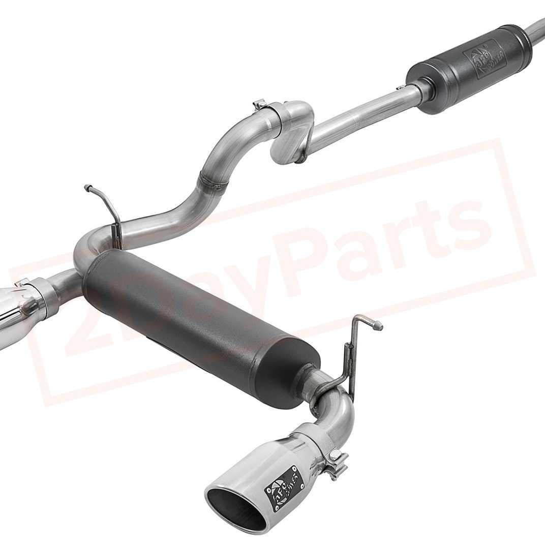 Image aFe Power Hybrid Rebel Cat-Back Exhaust System for Jeep Wrangler JL 2020 - 2021 part in Exhaust Systems category